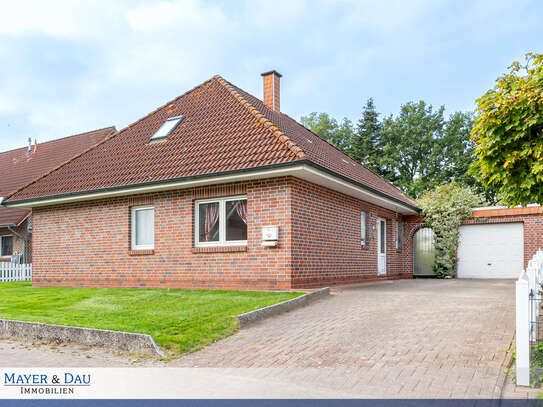 Großefehn-Strackholt: Charmanter Bungalow in ruhiger Lage, auf großem Grundstück. Obj. 7773