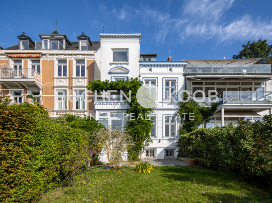 Historische Villa mit Panorama Elbblick in HH-Othmarschen