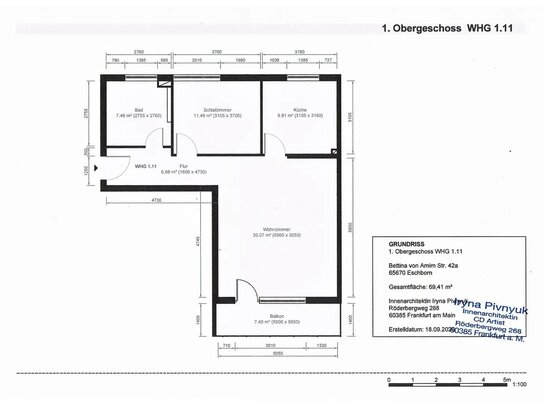 Exklusive, neuwertige 2-Raum-Wohnung mit gehobener Innenausstattung mit Einbauküche und Möbel