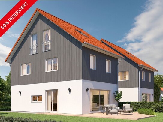 Neubau im Herzen von Moos! Projektiertes KfW-40-Energieeffizienzhaus: Variante DG mit Speicher