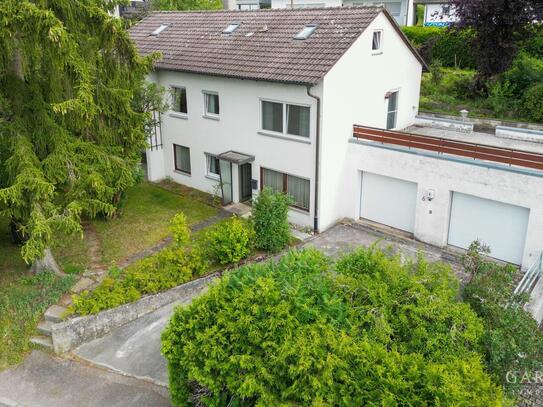 Genießen Sie den Panoramablick auf die Ellwanger Berge