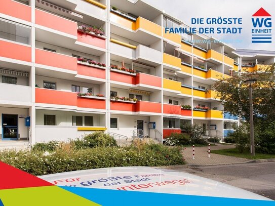 Rollstuhlgeeignete 2-Raum-Wohnung mit großem Balkon