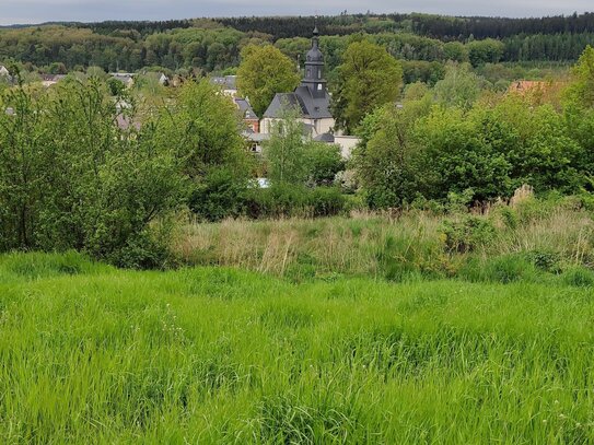 Flöha: Herrliches Land mit Weitblick und Südausrichtung für Bauherren mit gehobenem Anspruch