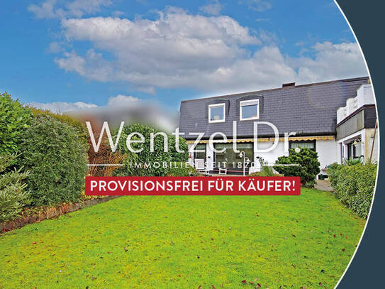 PROVISIONSFREI für Käufer - Haus im Haus! Attraktive 3-Zimmer-Wohnung mit Garage und Garten