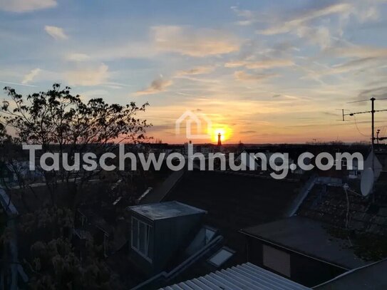 [TAUSCHWOHNUNG] 40qm Dachterrasse plus Sauna über den Dächern von Ehrenfeld