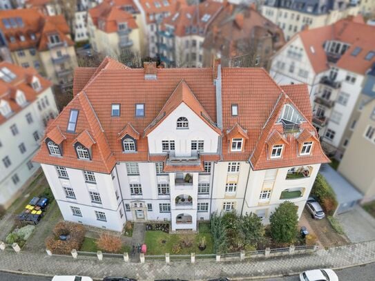 Exklusives Residieren in einer hellen Maisonettewohnung im Herzen der Brühlervorstadt bei Erfurt