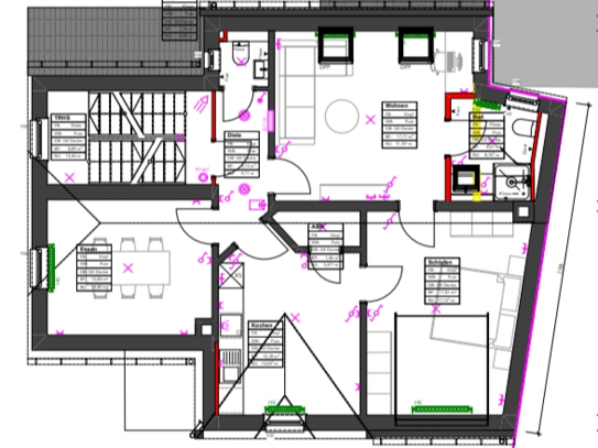 3 ZKB Dachgeschosswohnung Geisenheim