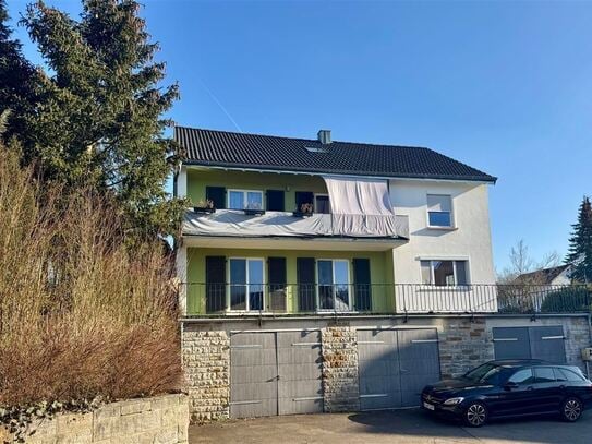 4,5 Zi.-Wohnung mit 46m² Süd-West-Balkon am Rande der Ellwanger Innenstadt