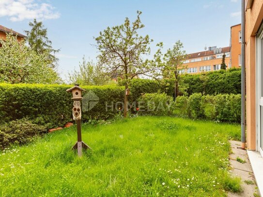 Vermietete 2-Zimmer-Erdgeschosswohnung mit Terrasse, Gartenanteil und Tiefgarage in Schkeuditz