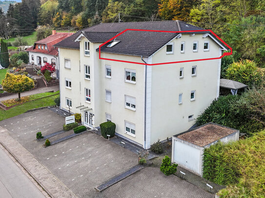 Gepflegte, moderne 3 ZKB - Wohnung mit Balkon und Stellplatz in Haustadt