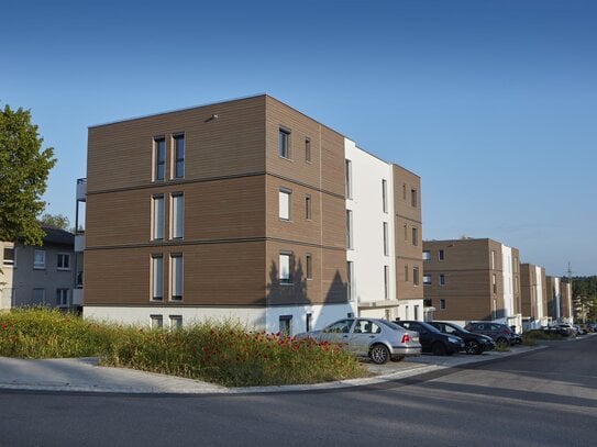 Moderne 2-Zimmer-Wohnung im Erdgeschoss mit Balkon