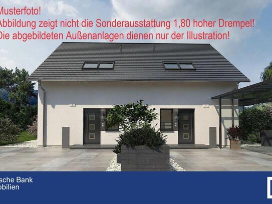 JETZT KAUFEN, ERST NACH FERTIGSTELLUNG ZAHLEN! Neubau von DHH KfW55EE mit EBK, bezugsfertig!