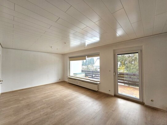 2-Zimmer-Wohnung mit Balkon und Blick ins Grüne