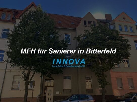 Neuer Preis! - Mehrfamilienhaus für Sanierer in optimaler Lage in Bitterfeld