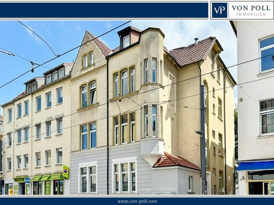 Bielefeld-Mitte: DG-Wohnung Nähe Lutter | Jungendstil-Charme | 4 Zimmer | Balkon