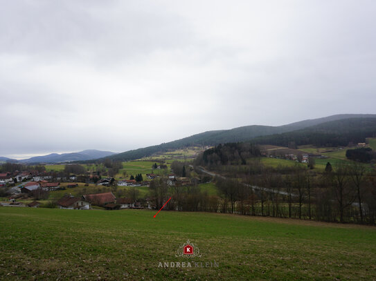 * Arnbruck - Sindorf * Zwei aneinander liegende, voll erschlossene Baugrundstücke am Südhang mit herrlichem Blick in da…