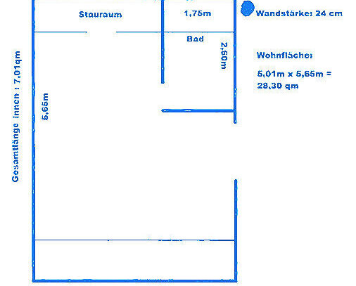 Fein und Mein - Gemütliches 1 Zimmer Apartment in Crailsheim-Jagstheim mit Stellplatz zu verkaufen