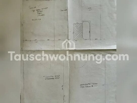 [TAUSCHWOHNUNG] Schöne kleine Altbauwohnung mit Parkblick und Garten