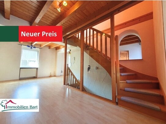 LOSHEIM AM SEE: SEHR GEPFLEGTES 130 M² WOHNHAUS MIT 2 GARAGEN UND GARTEN