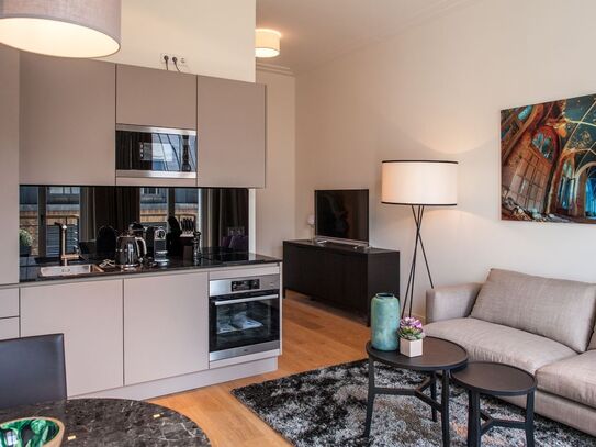 Modern and high quality studio apartment in the middle of Düsseldorf