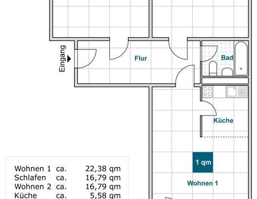 Familien Willkommen 3 Zimmer mit Balkon und Aufzug!