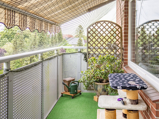 Schöne 3-Zimmerwohnung mit Balkon und Garage - zentral gelegen in Bad Oldesloe