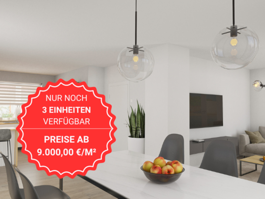 NEUBAU - Attraktive 3-Zimmer-Wohnung mit West-Balkon in Waldtrudering