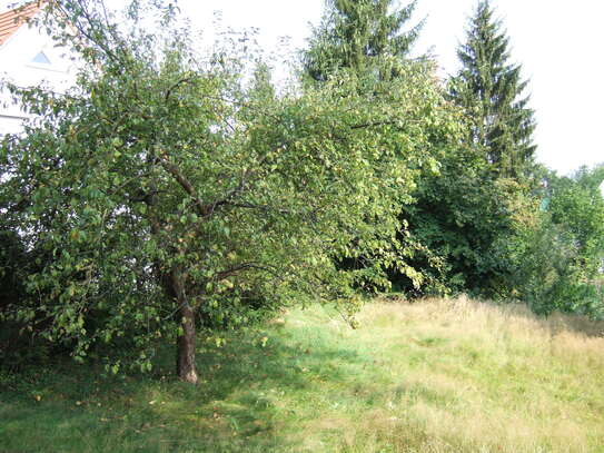 Grundstück mit Baugenehmigung für eine Doppelhaushälfte in ruhiger Lage