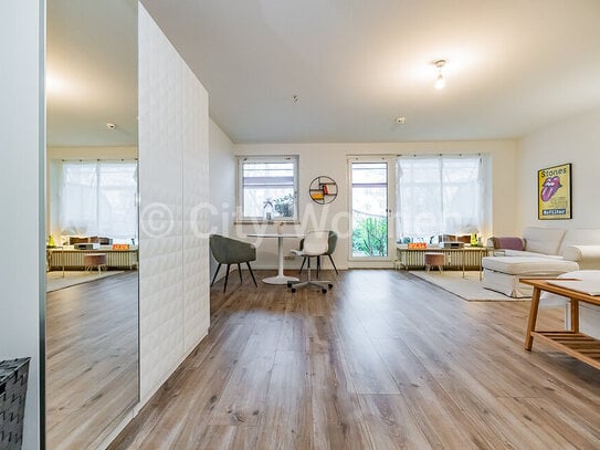 Modern möbliertes Studioapartment mit Terrasse in Hamburg-Hohenfelde