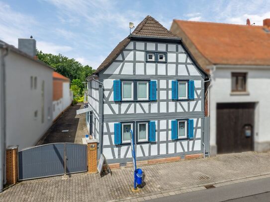 Wunderschönes Fachwerkhaus unter Ensembleschutz mit großem Garten in Babenhausen/Harpertshausen