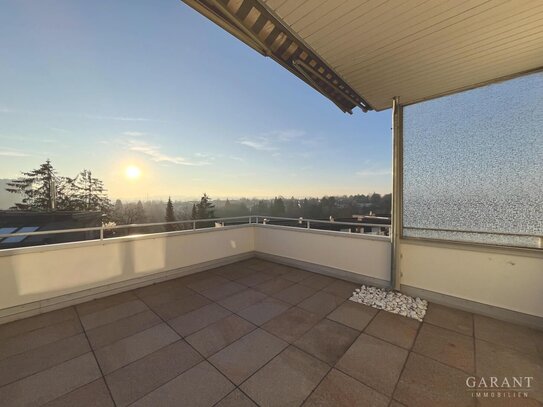 Schicke Wohnung mit zwei Terrassen und tollem Ausblick