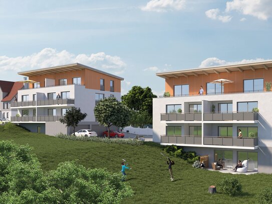 Schicke Maisonette-Wohnung , Neubau mit modernster Energietechnik, Kfw und WI-Bank-förderfähig!