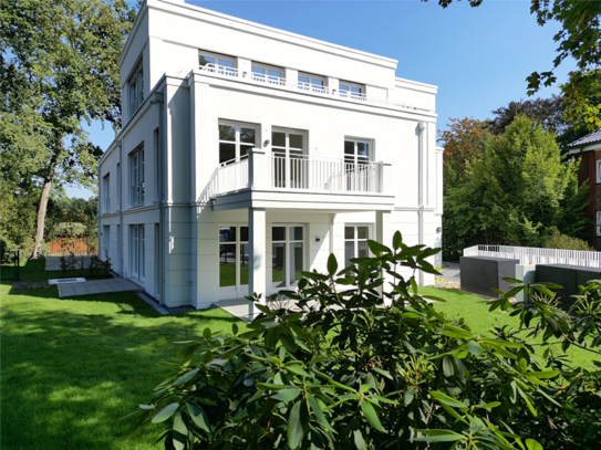 Gartenwohnung mit 2 Terrassen - Villa Ordinger Weg 12 -Wohnen in Klein Flottbek und der Botanische Garten und Polo Club…