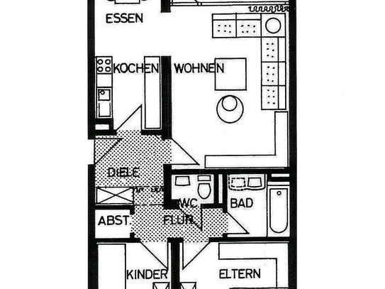 3,5 Zimmer Wohnung in Senden zu vermieten