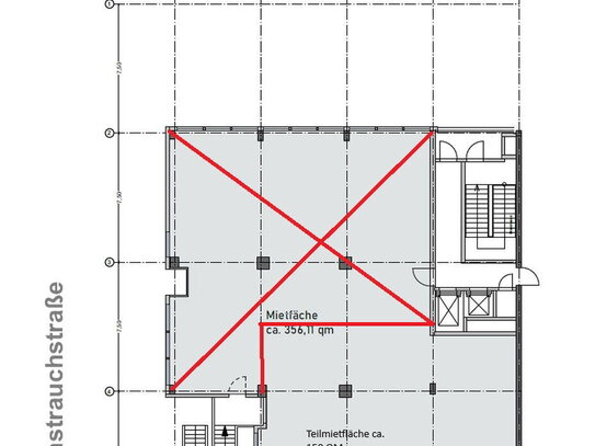 Praxis & Büroflächen mit 54qm, 74qm, 150qm und 220 qm Oswaldstr. & Friedrich-Ebertstr.