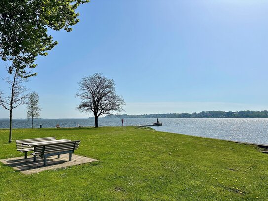 Segelboote und leichte Schleibrise genießen! Blick auf die Schlei - KfW förderfähig!