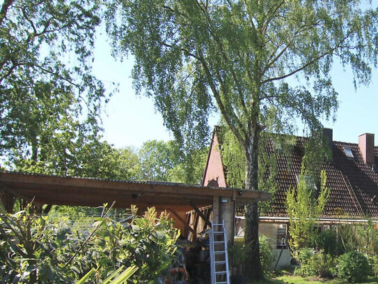 Doppelhaushälfte mit attraktiven Garten in ruhiger Lage in Neuengamme (Klinkersiedlung)