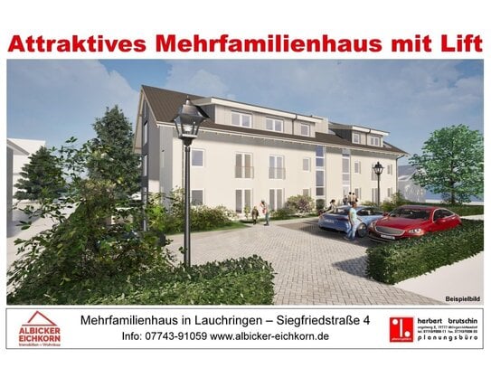 3 Zi. EG mit Terrasse ca. 94 m² - Wohnung 1 - Siegfriedstr. 4, 79787 Lauchringen - Neubau