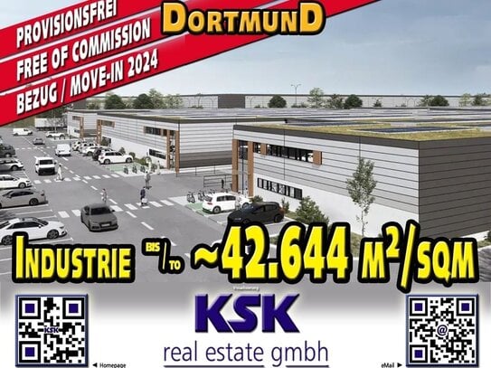 Light Industrial ~11.832 bis/to ~42.644 m²/sqm - Frühzeitig vormerken! Neubau/Make a note early, new building