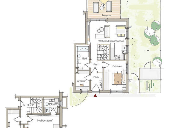 Tolle Hobbyraum-Gartenwohnung in Premiumlage! Ca. 75qm im EG + 32 qm Hobbyraum! Bezug in Kürze! Planeinsicht am SO von…