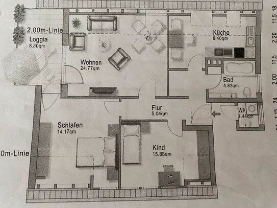 3ZKBB und Garage/Stellplatz