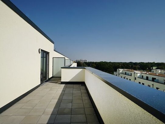 Halske Sonnengärten - Moderne, lichtdurchflutete Penthouse-Wohnung im Grünen