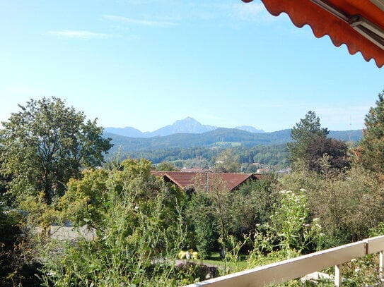 Singlewohnung mit atemberaubendem Bergblick in Ainring, Berchtesgadener Land - sofort beziehbar!