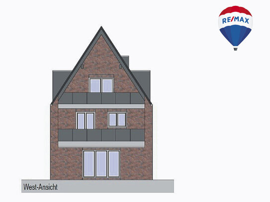 KFW-40 Plus Eigentumswohnung im Dachgeschoss mit ca. 37 m² direkt an der Tonkuhle in Oldenburg-Eversten