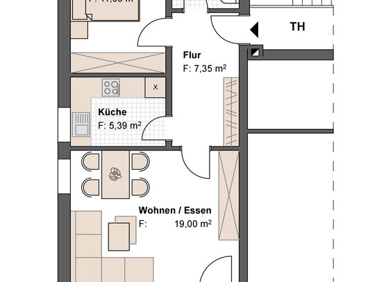 Kapitalanleger aufgepasst! Solide 2-Zimmer-Wohnung in Neuendettelsau