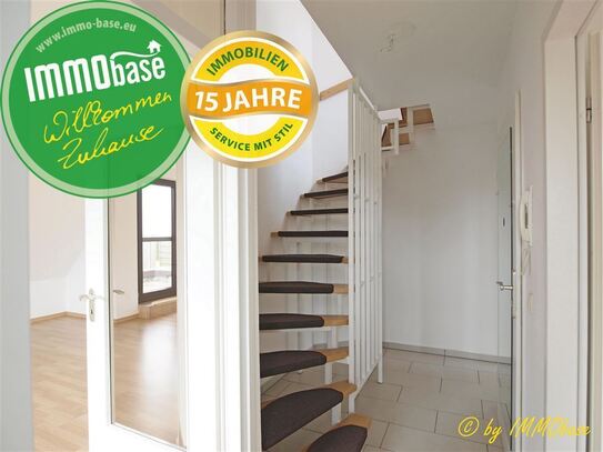 Sonnenverwöhnte Maisonette-Wohnung mit Balkon und Garage - Vermietet!