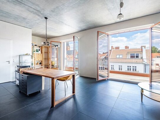 Loftig Wohnen im Rudolfkiez - Energieeffizientes Penthouse mit Dachterrasse