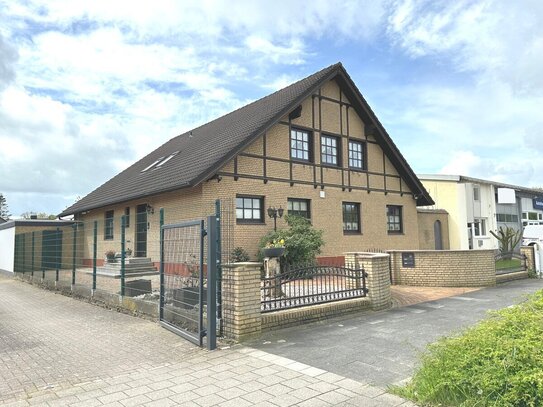 PURNHAGEN-IMMOBILIEN - Rönnebeck - KFZ-Betrieb mit privatem Wohnhaus und Garagen in zentraler Lage