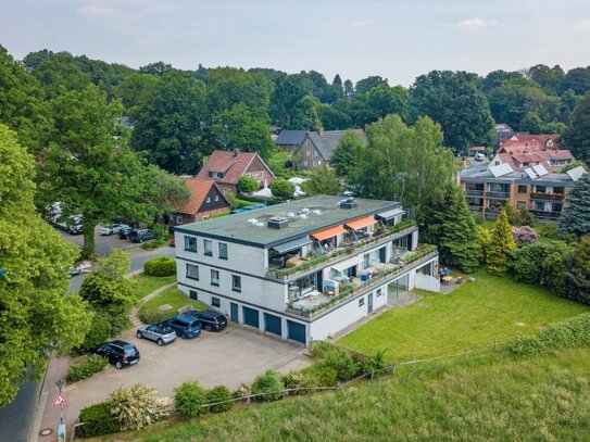 Tolle 3-Zimmer-Terrassenwohnung mit Poolbenutzung und (optionaler) Garage in Bendestorf