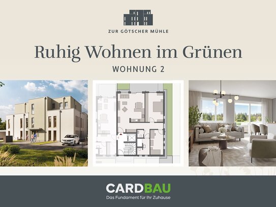 Moderne 3-Zimmerwohnung im EG in naturnaher Wohnlage von Langenfeld-Richrath